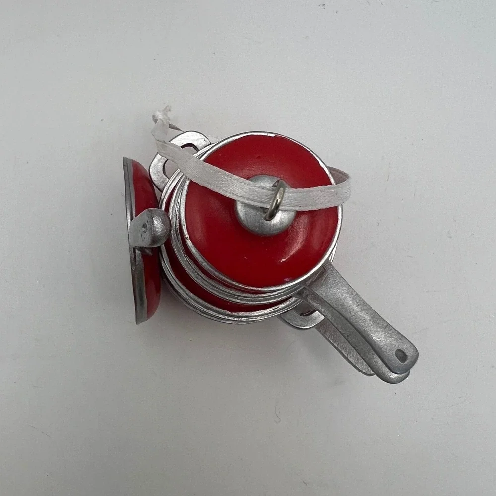 Hallmark red silver